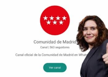 Canal oficial de WhatsApp de la Comunidad de Madrid con avisos de servicio público.