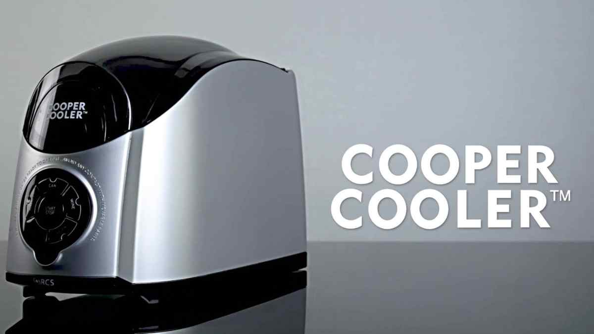 Cooper Cooler enfriador de bebidas rápido para latas y botellas por menos de 130 euros.