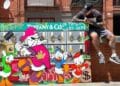 Arte urbano en Carabanchel durante el festival Cruza Carabanchel 2025.
