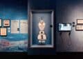 Olaf en la exposición Disney 100 años en Madrid.
