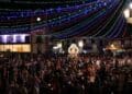 Fiestas de Ciempozuelos 2025 con procesión de la Virgen del Consuelo y plaza iluminada en septiembre.