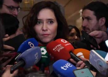 Rueda de prensa sobre la evaluación obligatoria de funcionarios en Madrid.