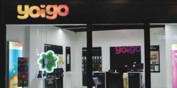 Tienda Yoigo tras integración de MásMóvil y Orange en MásOrange.