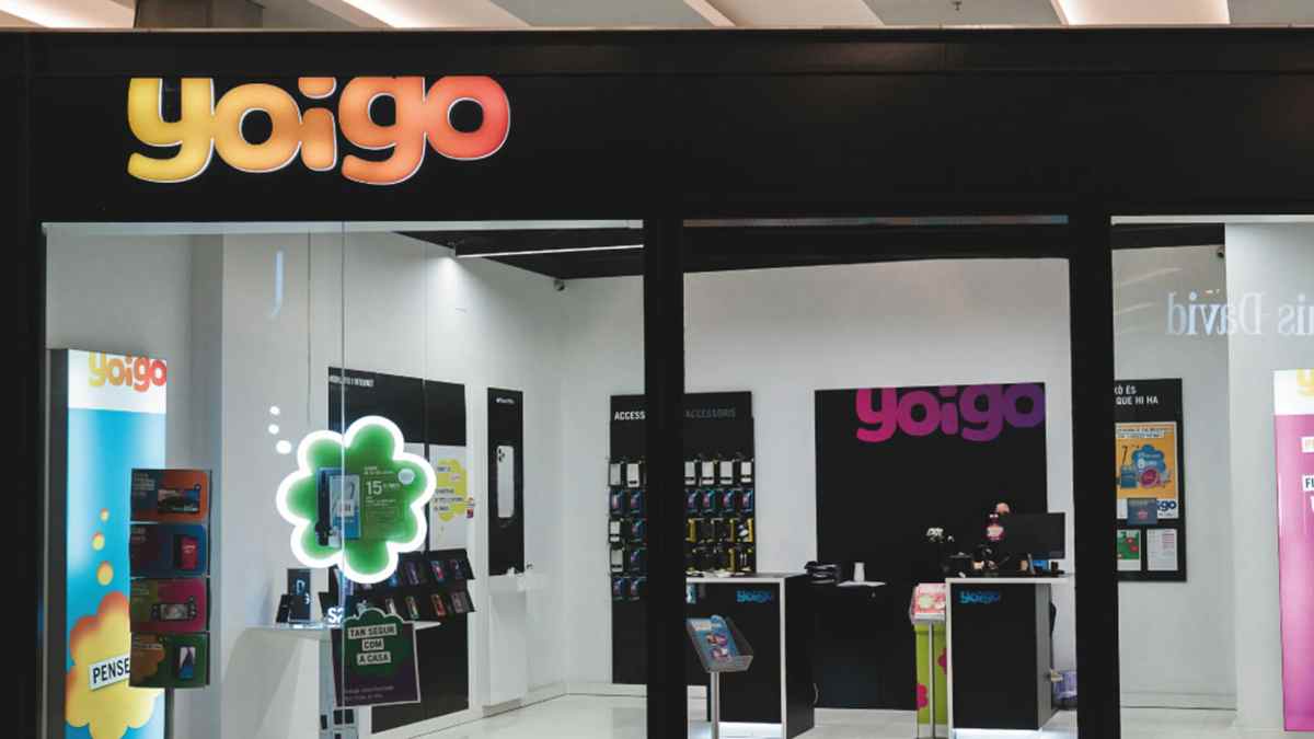 Tienda Yoigo tras integración de MásMóvil y Orange en MásOrange.