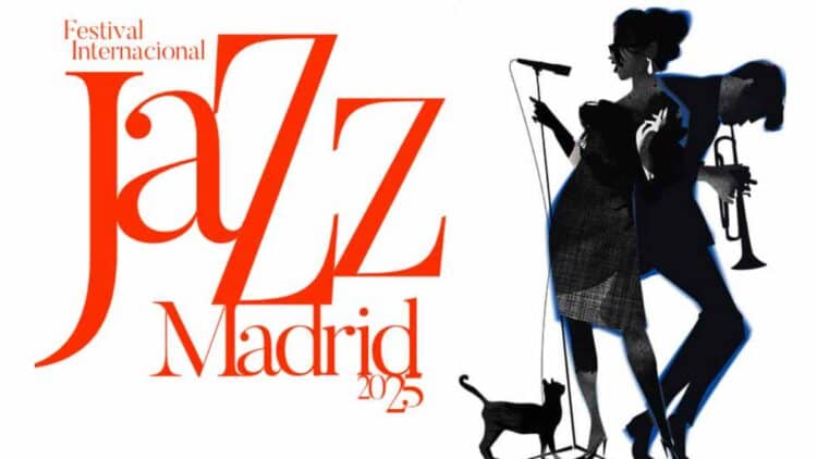 Festival Internacional JazzMadrid 2025 cartel oficial con cantantes y músicos en Madrid.