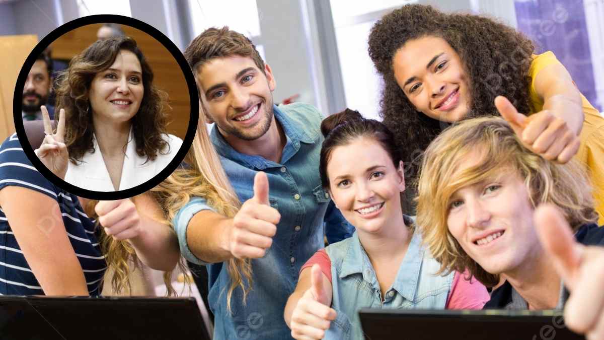 Jovenes estudiantes en Madrid con deduccion de hasta 400 euros en matricula academica.