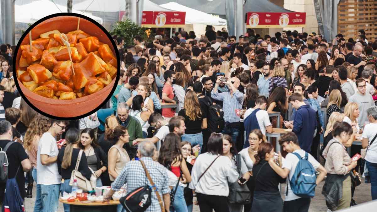 Festival de patatas bravas en Madrid con cerveza y entrada gratis en el Museo del Ferrocarril.