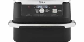 Freidora de aire Ninja Foodi FlexDrawer con doble cesta y 65 euros de descuento en Amazon.