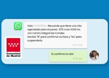 Pedir cita médica por WhatsApp en Madrid desde 2026.