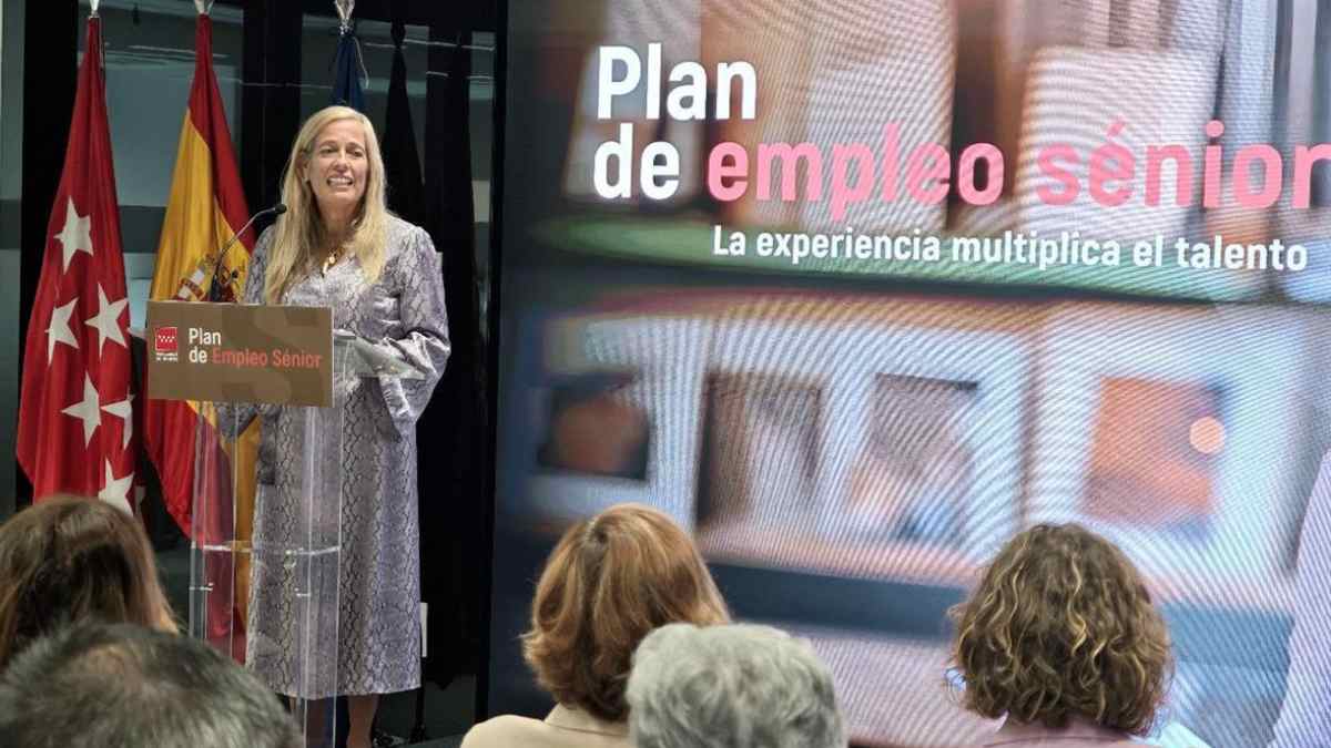 Presentación del Plan de Empleo Sénior en Madrid para mayores de 45 años.