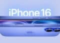 iPhone 16 en color azul con oferta de precio en Amazon 2025.