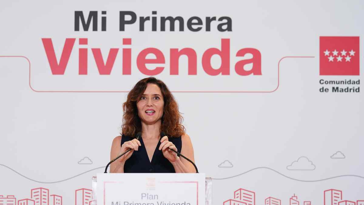 Presentación del plan Mi Primera Vivienda en la Comunidad de Madrid.