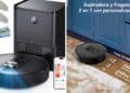 Robot aspirador Proscenic Q8 Max con estación de autovaciado y función de fregado 2 en 1.