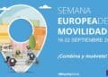 Cartel oficial de la Semana Europea de la Movilidad 2025 en Madrid del 16 al 22 de septiembre.