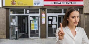 Oficina de empleo SEPE aviso sanciones por cobrar paro y trabajar.