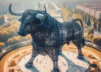 Toro gigante de 300 metros proyectado en España como la escultura más grande del mundo.