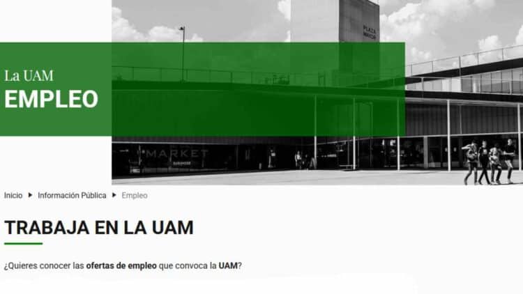 Ofertas de empleo y oposiciones en la Universidad Autónoma de Madrid UAM.