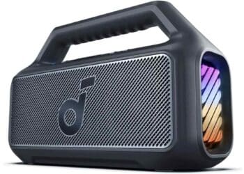 Altavoz Bluetooth con 24 horas de autonomía resistente al agua y Power Bank.