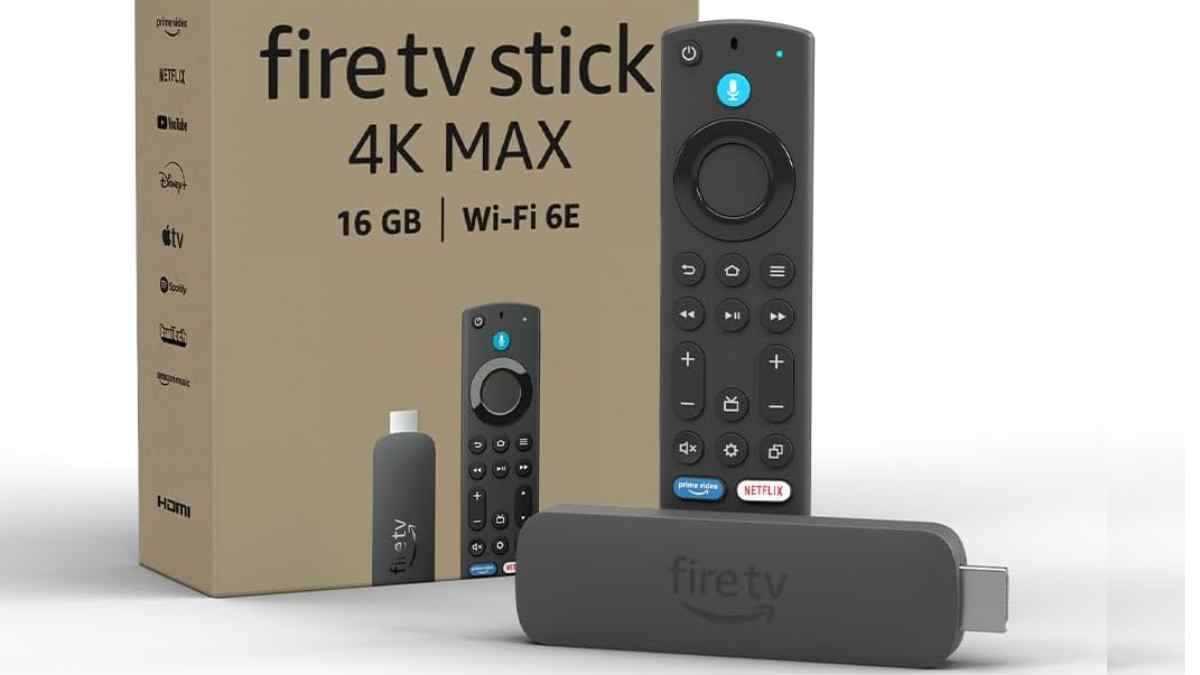 Amazon Fire TV Stick 4K Max con mando por voz en oferta Black Friday.