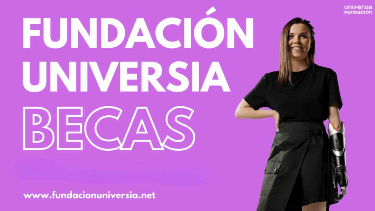 Becas Fundación Universia 1.000 euros curso 2025-2026 para estudiantes con discapacidad.