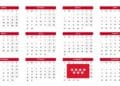Calendario 2025 con el festivo de la Almudena en Madrid confirmado por el BOE para el puente de noviembre.