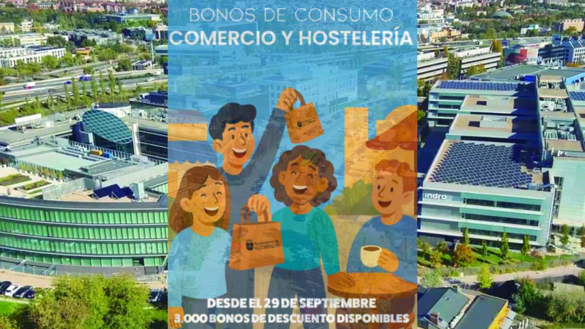 Bonos de consumo para comercio y hostelería en Alcobendas Madrid.