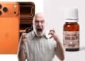 Hombre enfadado tras recibir aceite antipiojos en lugar de un iPhone comprado en Amazon.