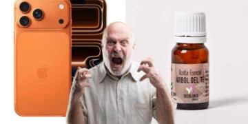 Hombre enfadado tras recibir aceite antipiojos en lugar de un iPhone comprado en Amazon.