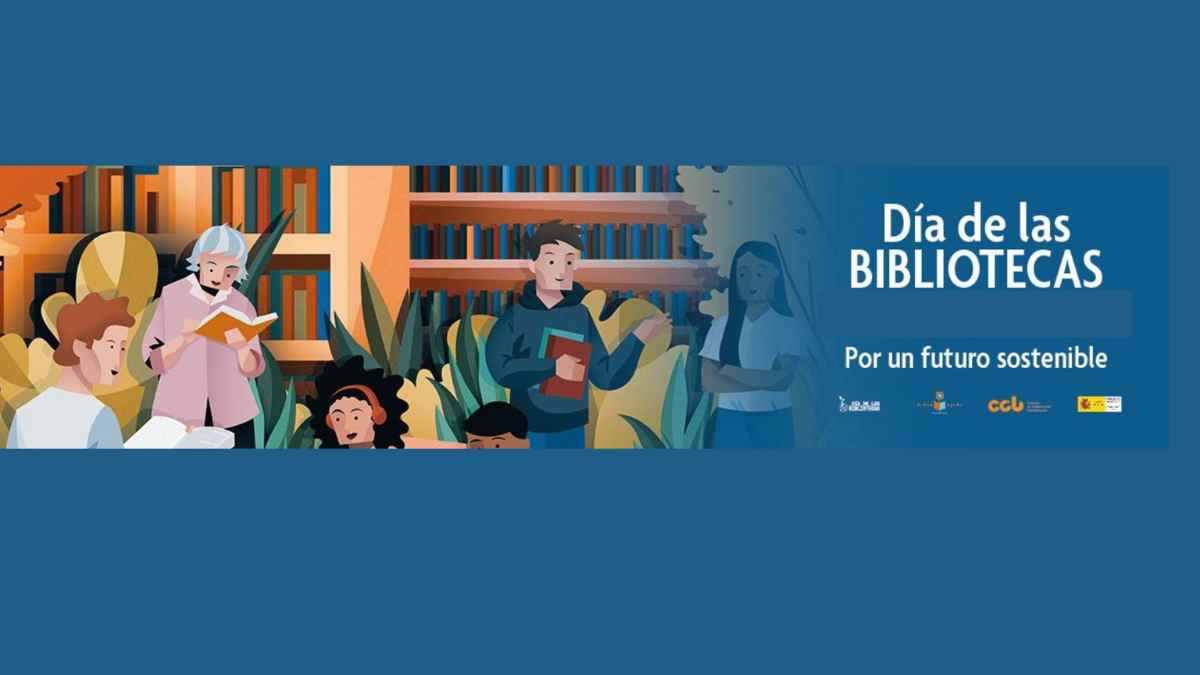 día de las bibliotecas en madrid 2025 talleres cuentacuentos marionetas por un futuro sostenible.