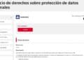 Ejercicio de derechos sobre protección de datos personales en la Comunidad de Madrid.