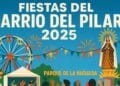 Fiestas del Barrio del Pilar 2025 en el Parque de La Vaguada de Madrid con conciertos y fuegos artificiales.