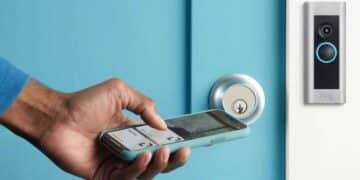 videotimbre ring conectado al móvil para mejorar la seguridad del hogar y evitar robos en casa.