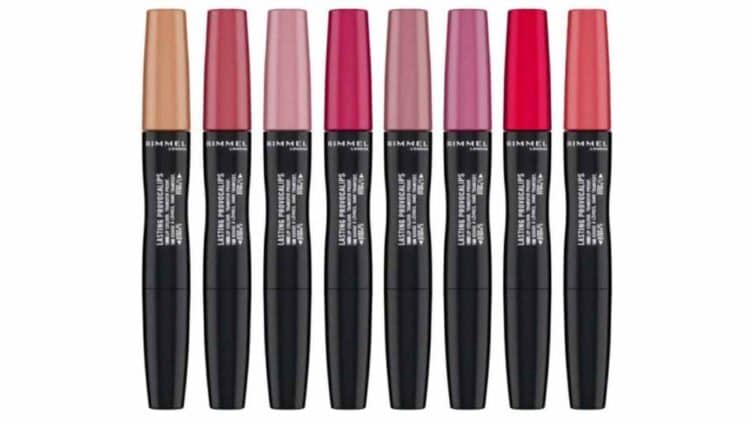 labiales Rimmel Lasting Provocalips de larga duración en varios tonos.