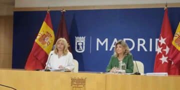 Rueda de prensa del Ayuntamiento de Madrid sobre las obras en el túnel de la Gran Vía de Hortaleza.