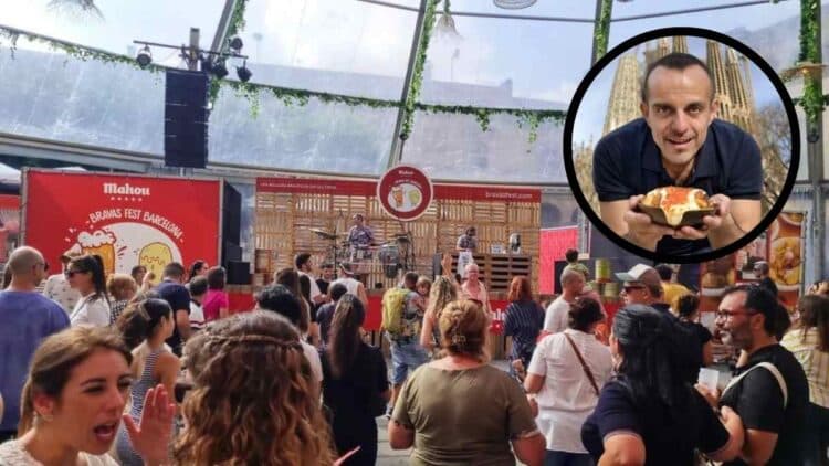 Público disfrutando del Mahou Bravas Fest 2025 en Madrid con las mejores patatas bravas y los ganadores del certamen.