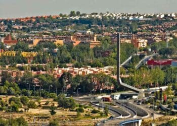 nuevo mapa de lindes entre rivas y madrid con vista panorámica de rivas vaciamadrid.