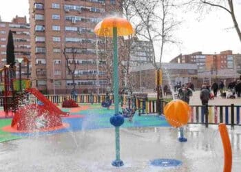Parque con juegos de agua en Móstoles dentro de los planes municipales.