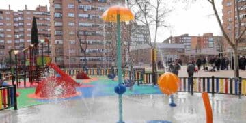 Parque con juegos de agua en Móstoles dentro de los planes municipales.