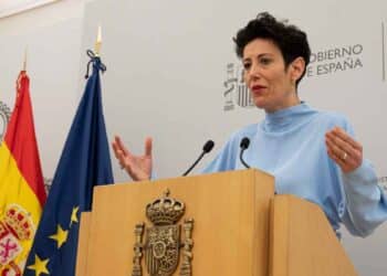 Ministra de Seguridad Social durante la presentación de la propuesta para ampliar la pensión de viudedad a parejas con hijos no casadas.
