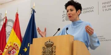 Ministra de Seguridad Social durante la presentación de la propuesta para ampliar la pensión de viudedad a parejas con hijos no casadas.