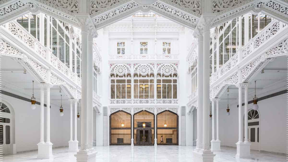 Interior del Banco de España en Madrid