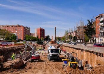 soterramiento a5 madrid obras tunel 300 metros excavados.