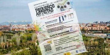 Campamento urbano de invierno en Usera con actividades y comidas incluidas para niños de 3 a 14 años.