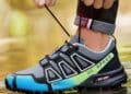 zapatillas de trail running ZVJV para hombre, antideslizantes y transpirables, con diseño deportivo y suela resistente.