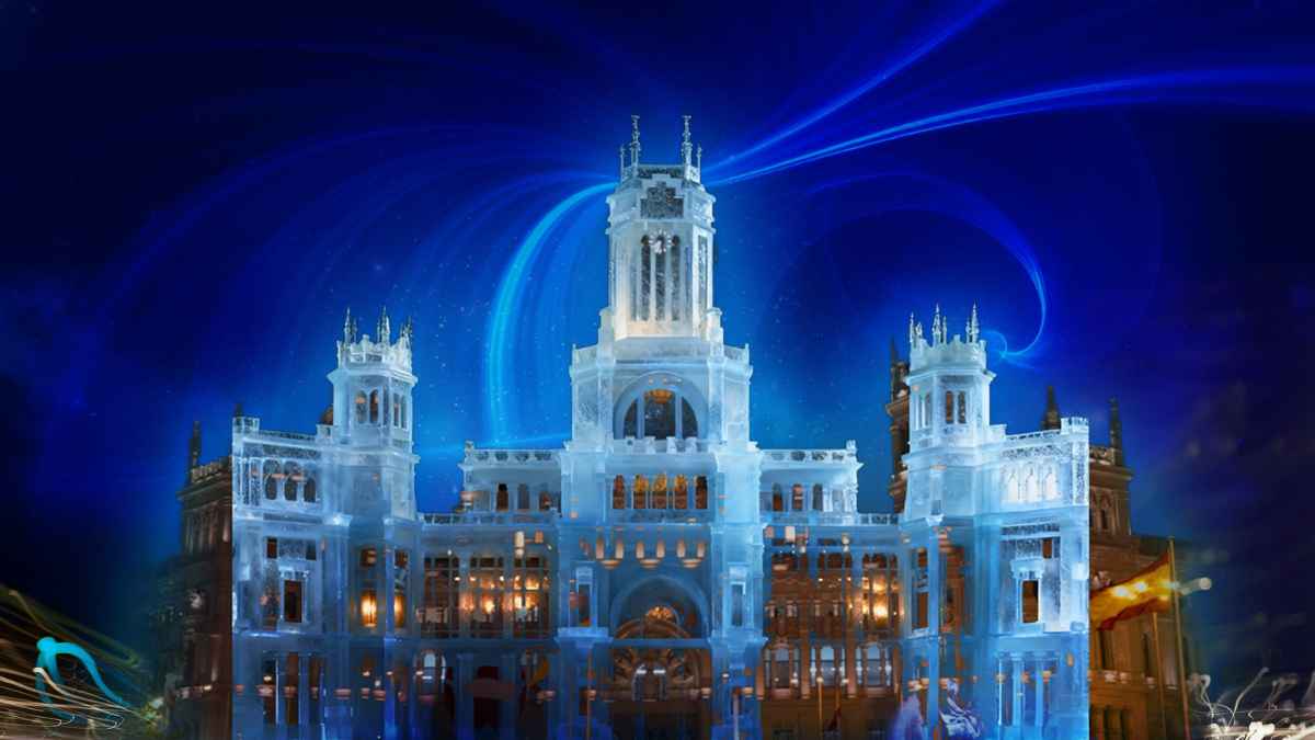 palacio cibeles iluminacion navidad madrid encendido luces 2025