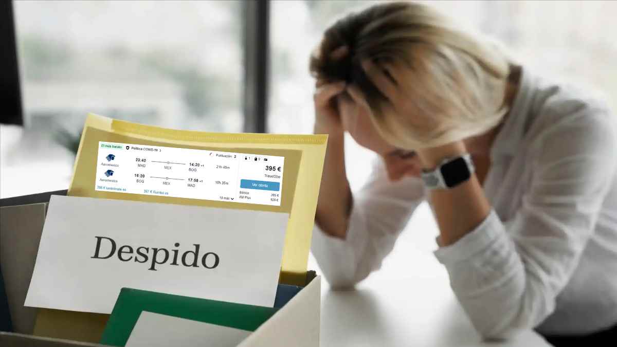 Trabajadora afectada por despido comunicado por WhatsApp con ofrecimiento de billetes a Colombia confirmado improcedente por el TSJ de Canarias.