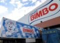 Fábrica de Bimbo en Madrid con camión del Grupo Bimbo en el polígono Las Mercedes
