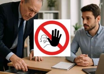 empresario revisa cajón trabajador artículo 18 Estatuto de los Trabajadores.