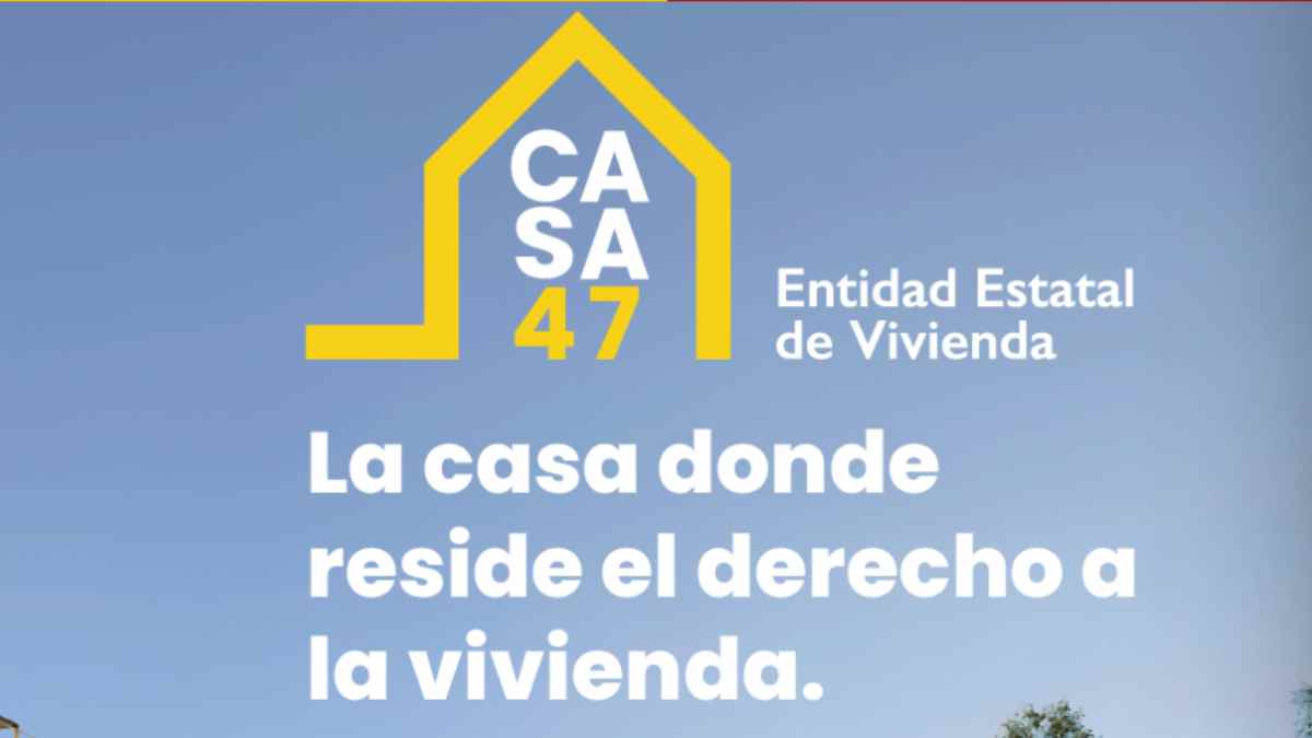 Logo de Casa 47, la nueva entidad estatal de vivienda pública en España.