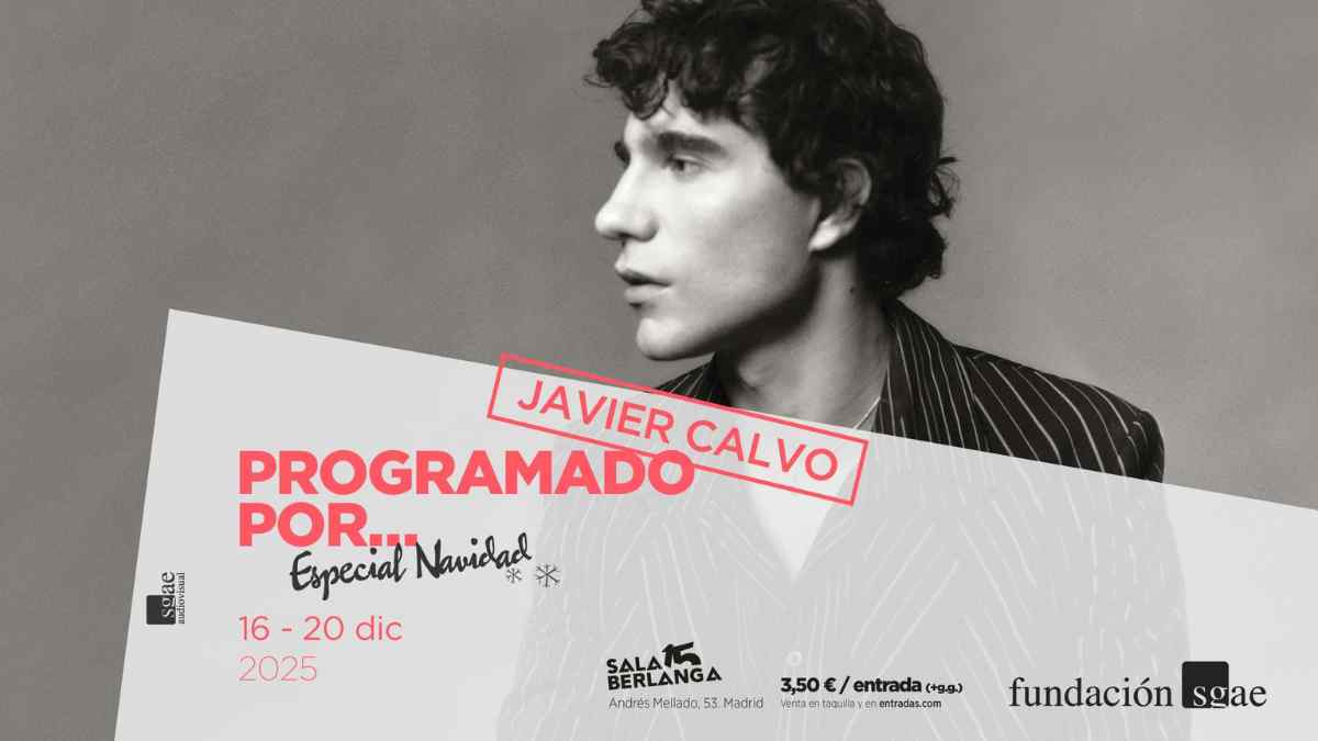 Retrato en blanco y negro utilizado para promocionar el ciclo navideño de cine de autor en la Sala Berlanga.